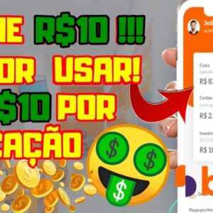 INDIQUE E GANHE R$10 EM POUCOS MINUTOS! BMG PAGANDO R$ 10,00 POR INDICAÇÃO! | APP BMG