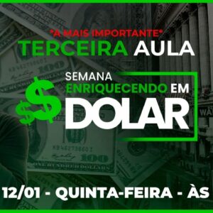 AULA 03 | Rob N’ Holder Da Lancha Com Investimentos No Exterior | Semana Enriquecendo Em Dólar
