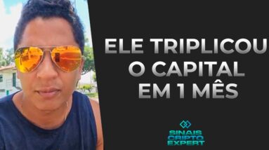 SINAIS CRIPTO EXPERT - RESULTADOS - ALUNO FELIPE TRIPLICOU O CAPITAL