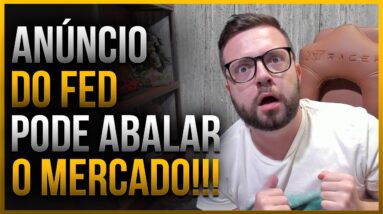 BITCOIN: ANÚNCIO DO FED PODE SUCUMBIR O MERCADO! ALERTA ⚠️⚠️⚠️