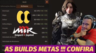 MIR M - EVASÃO É META! TUDO SOBRE SUA BUILD DE ESTATISTICAS!