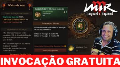 MIR M - FAZENDO INVOCAÇÃO GRATUITA VS EVENTO YOYO 50% DE NADA É NADA RS