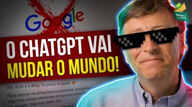 (É O FIM DO GOOGLE?) BING + ChatGPT é coisa MAIS ABSURDA desde a Criação da Internet!