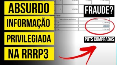 ABSURDO: CONSELHO DA RRRP3 COMPRA PUT ANTES DE DERRUBAR AS AÇÕES