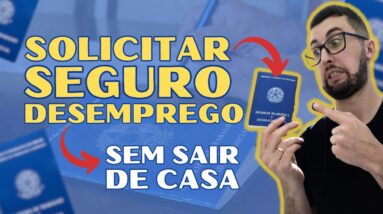 COMO SOLICITAR SEGURO-DESEMPREGO SEM SAIR DE CASA (MUITO FÁCIL)