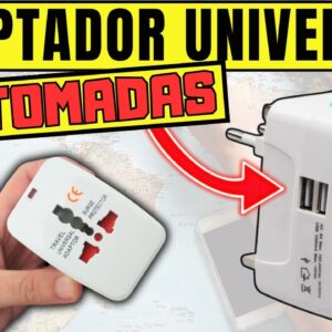 TUDO SOBRE O ADAPTADOR UNIVERSAL DE TOMADAS INTERNACIONAL PARA VIAGENS